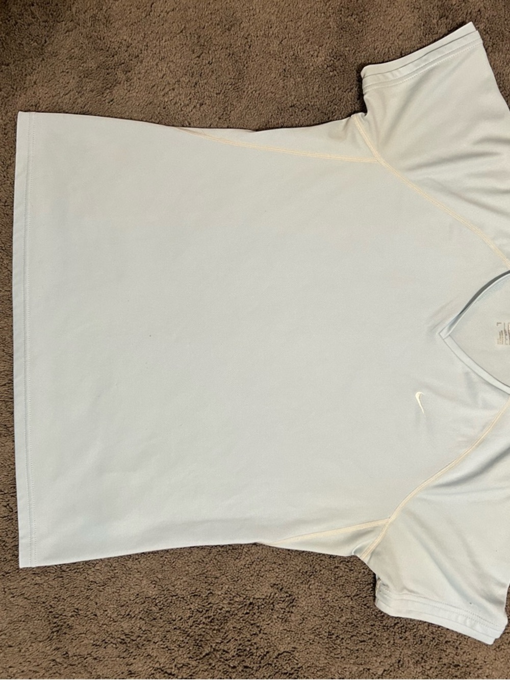Nike Performance Pale Blue Short Sleeve Dri-FIT Top